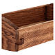 Culla legno Gesù Bambino h 27 cm presepe Bethléem s6