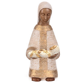 Virgen campesina Natividad con el Niño Jesús blanca Bethléem