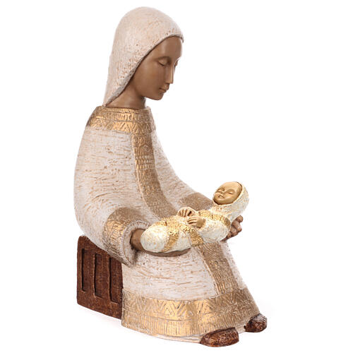 Virgen campesina Natividad con el Niño Jesús blanca Bethléem 5
