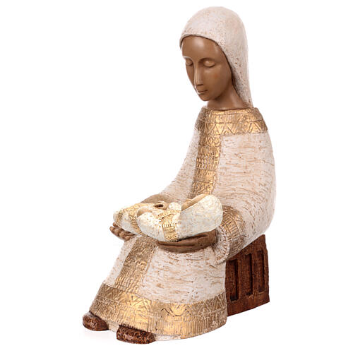 Virgen campesina Natividad con el Niño Jesús blanca Bethléem 6