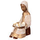 Virgen campesina Natividad con el Niño Jesús blanca Bethléem s6