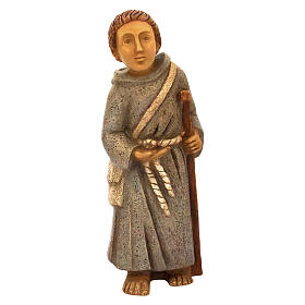 Żebrak w szarej szacie, z kamienia, Presepe Contadino Bethléem, 30 cm