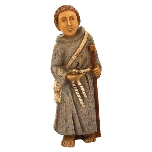 Żebrak w szarej szacie, z kamienia, Presepe Contadino Bethléem, 30 cm 1