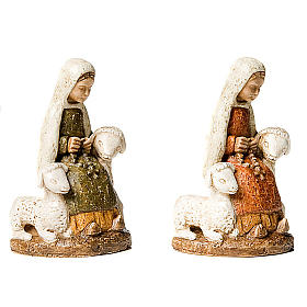 Santa Bernadette com ovelhas