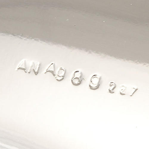 Bas relief argent,Vierge avec enfant, lune et étoiles. 2