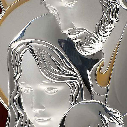 Bassrelief Gold/Silber Heilige Familie Rechtwinklieges 3