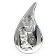 Silver "drop" Bas Relief Holy Family s1