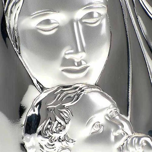 Silver "drop" Bas Relief Holy Family 4