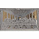 Gold/silver Bas Relief - Leonardo's Last Supper s1