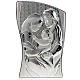 Holy Family Bas Relief in bilaminated silver s1