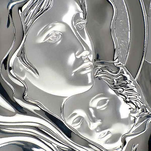 Bajorrelieve plata Virgen del Ferruzzi -oval 3