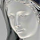 Gold/Silver oval Bas Relief - Our Lady of Medjugorje s4