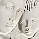 Bassrelief Silber Madonna des Stuhl - Rechteckig s2