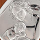 Bassrelief Silber Maria mit dem schlafenden Kind 14 x 11 s2