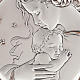 Silver Bas Relief - Mother with baby in a starry night s2