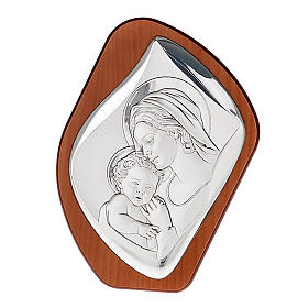 Silver Bas Relief - Mother with Baby