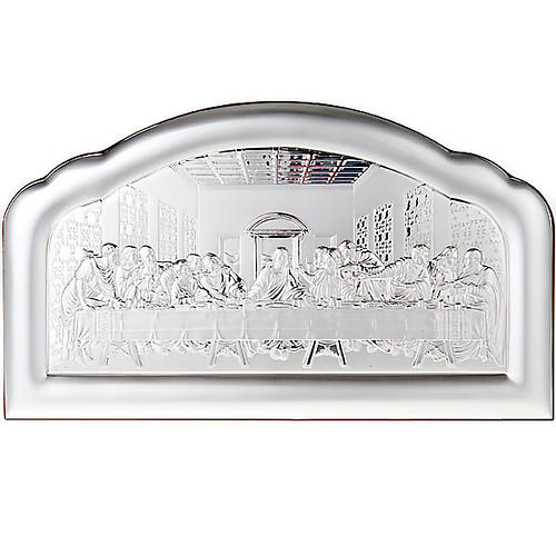 Silver profiled Bas Relief - Leonardo's Last Supper 1