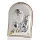 Bassrelief Silber Johannes Paul II Bogen aus Stein s1