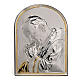 Bas relief en argent, Jean Paul II, prière s1