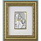 Bas-relief, Ferruzzi's Madonna gold, silver on wood s1