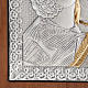 Bas-relief, gold and silver, Our Lady of Tenderness s3