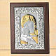 Bas-relief, silver and gold , Our Lady of Tenderness s1