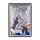 Bild aus Bilaminat der Heiligen Familie mit Rűckseite aus edlem Holz, 6 x 4 cm s1