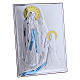 Obraz Madonna z Lourdes bilaminat kolorowy tył z prestiżowego drewna 26x19 cm s2