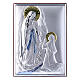 Bild aus Bilaminat der Maria von Lourdes mit Rűckseite aus edlem Holz, 18 x 13 cm s1