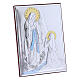 Bild aus Bilaminat der Maria von Lourdes mit Rűckseite aus edlem Holz, 18 x 13 cm s2