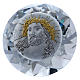 Diamante con placca metallo Ecce Homo 4 cm s1