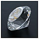 Kristalldiamant mit Aluminiumplakette, Kerzenmotiv IHS, 4 cm s3