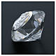 The Last Dinner crystal diamond with metal plate 4 cm s3