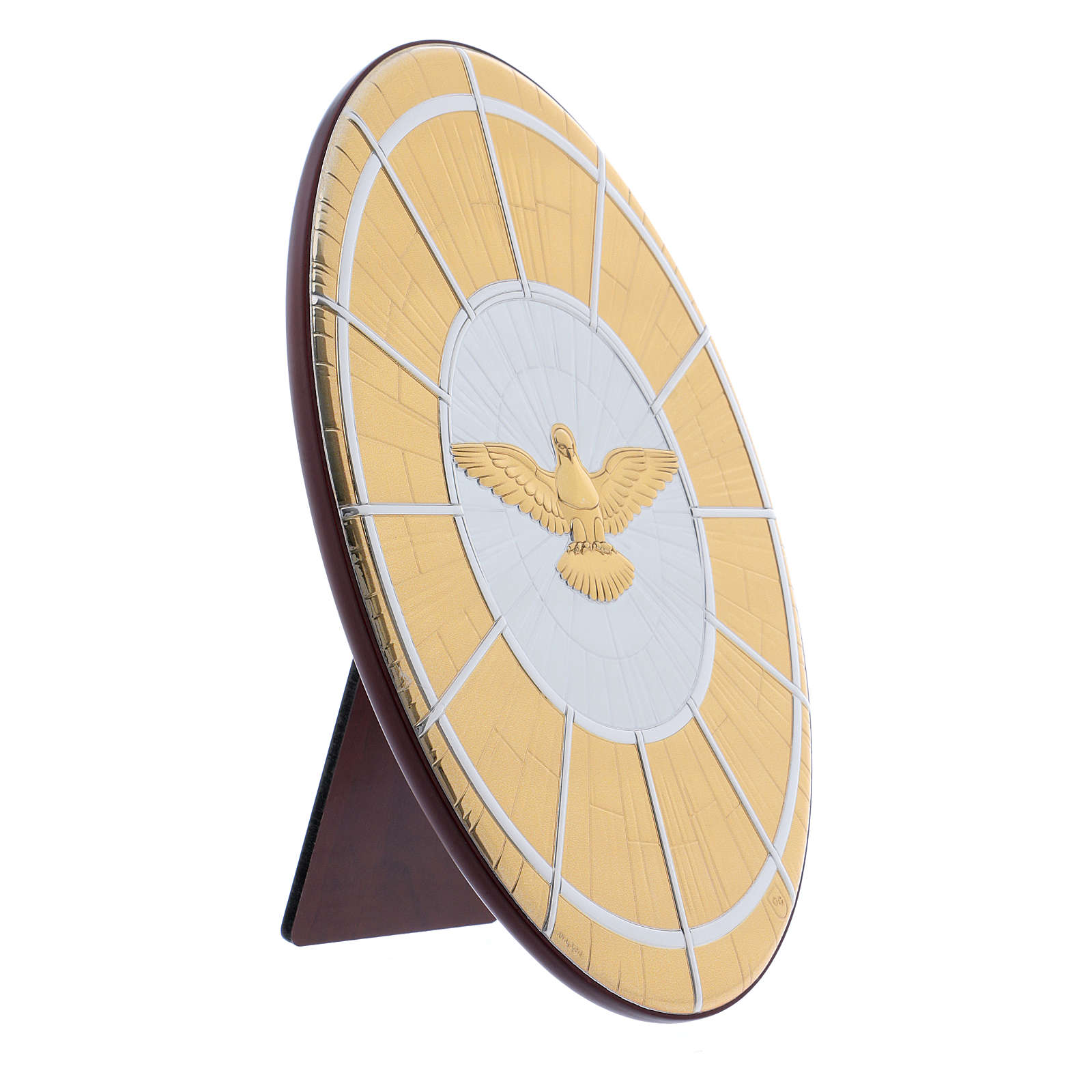 Cadre mosaïque colombe, base de plateau en bois oiseau