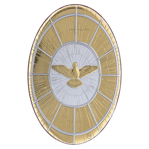 Obraz Gołębica Duch Święty Bernini złoto bilaminat 15x10 cm 1