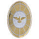 Obraz Gołębica Duch Święty Bernini złoto bilaminat 15x10 cm s1
