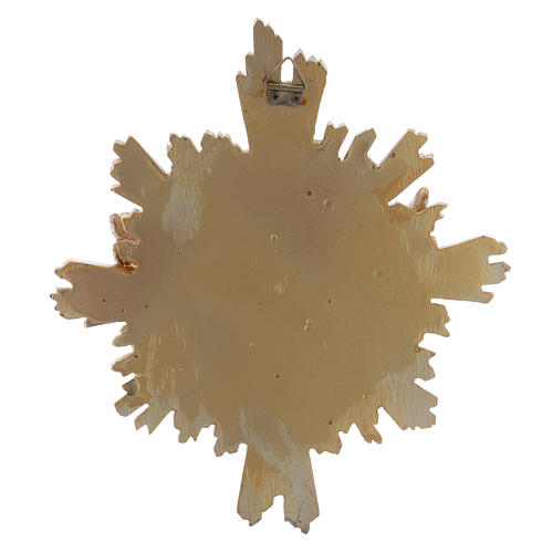 Obraz z żywicy Gołębica Duch Święty dekorowany ręcznie 25x22 cm 3