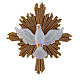 Bild aus Harz mit Taube, 20,3 x 18,3 cm s1