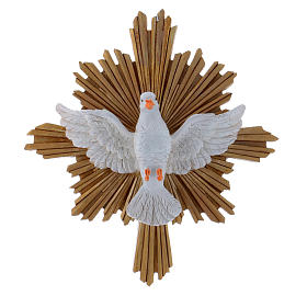 Dove painting in resin 20,3X18,3 cm