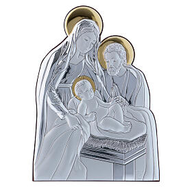 Bild von Christi Geburt aus Aluminium, 14 x 10 cm