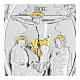 Flachrelief aus Bilaminat mit Kreuzigung von Jesus Christus, 10 x 7 cm s2