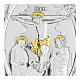 Bajorrelieve bilaminado Crucifixión Jesús Cristo 10x7 cm s2