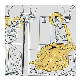 Bajorrelieve bilaminado Beata Anunciación 10x7 cm