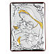 Bassorilievo bilaminato Madonna Gesù bambino e angioletto 10x7 cm s1