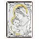 Bajorrelieve bilaminado María Virgen y Niño Jesús 10x7 cm s1