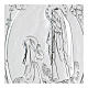 Baixo-relevo bilaminado Aparição Nossa Senhora de Lourdes 10x7 cm s2