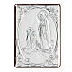 Bilaminate bas-relief Our Lady of Lourdes prayer 10x7 cm s1