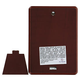 Baixo-relevo bilaminado São Padre Pio 10x7 cm s3