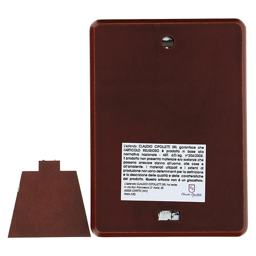 Baixo-relevo bilaminado Nossa Senhora de Guadalupe 10x7 cm 3