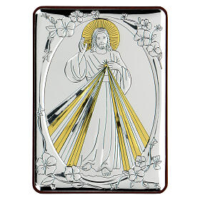Płaskorzeźba Chrystus błogosławiący, bilaminat, 10x7 cm